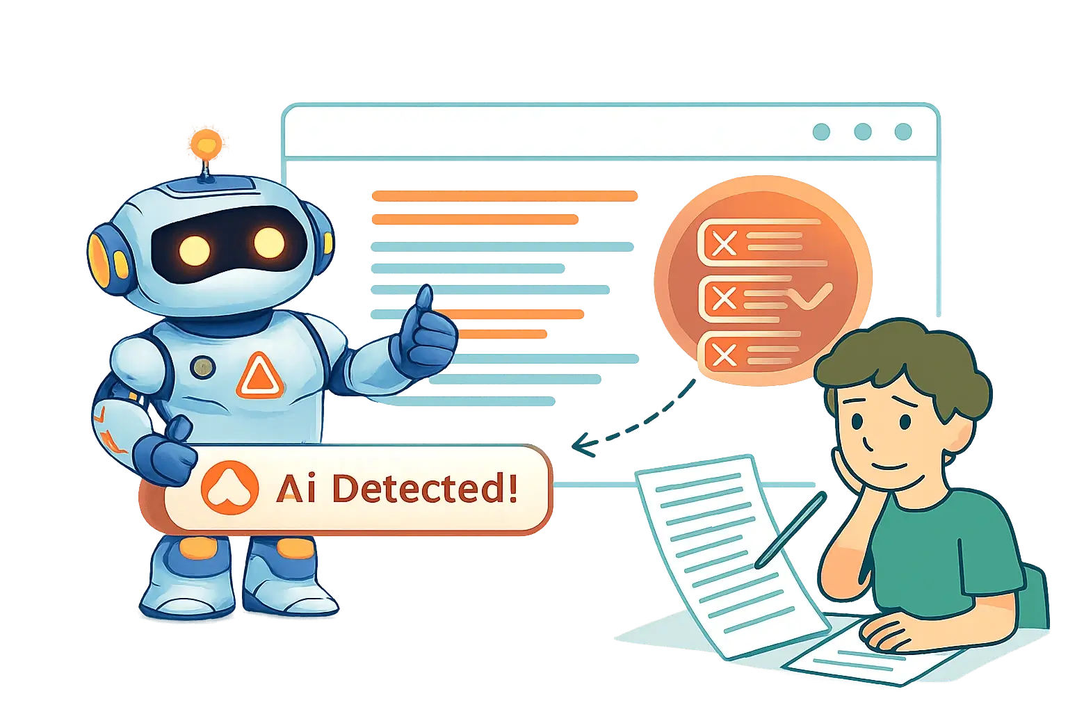 Gemini AI Checker for students to verify academic writing authenticity and ensure academic integrity